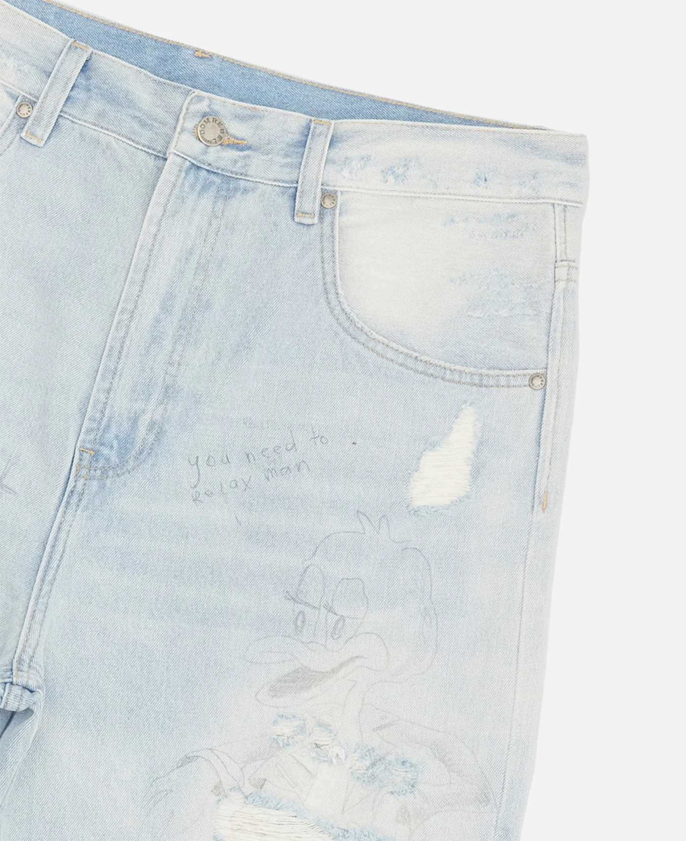 Quack Bootcut Jeans (Blue) - Image 4