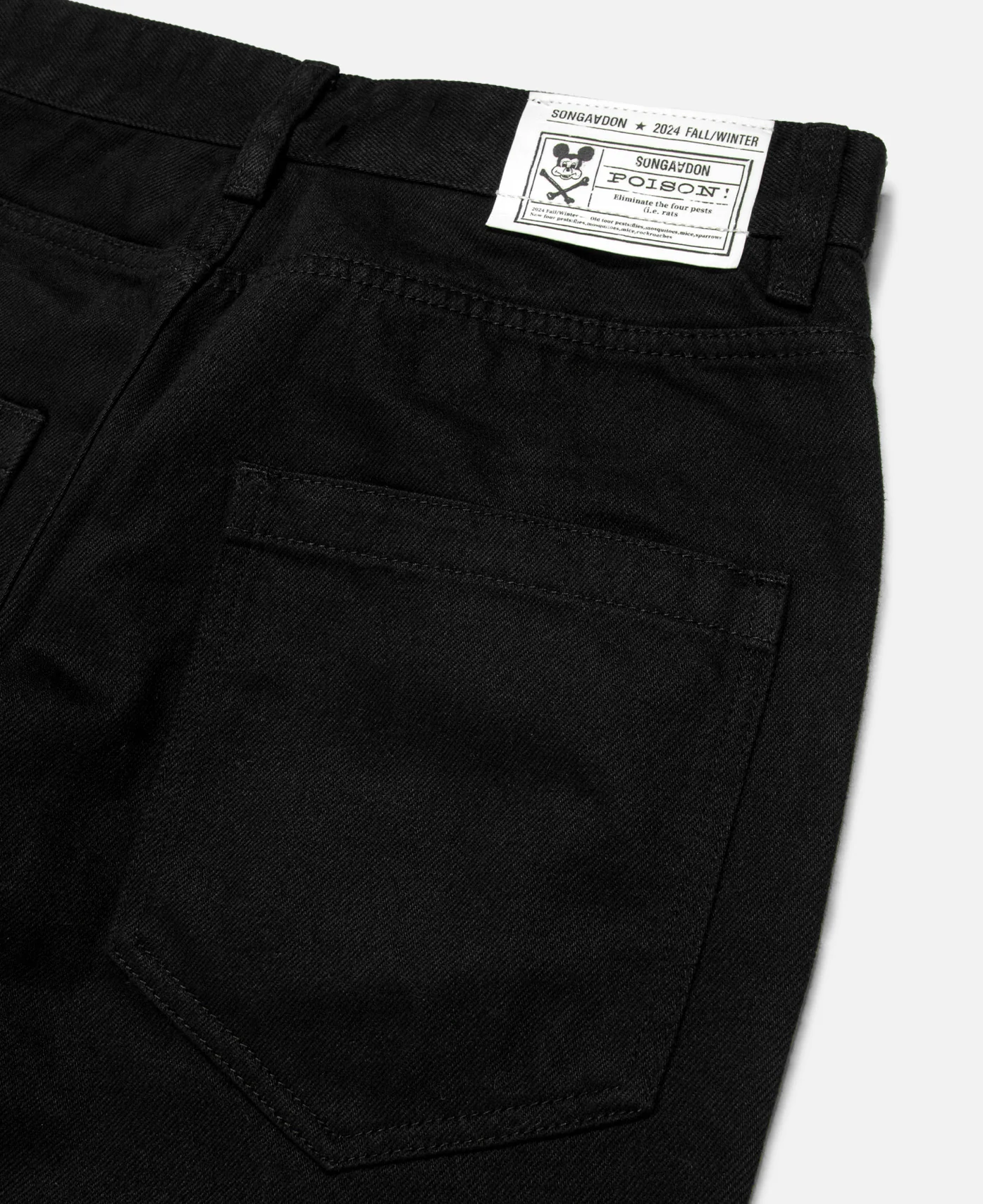 Bottle Cap Pants.1 (Black) - Image 6
