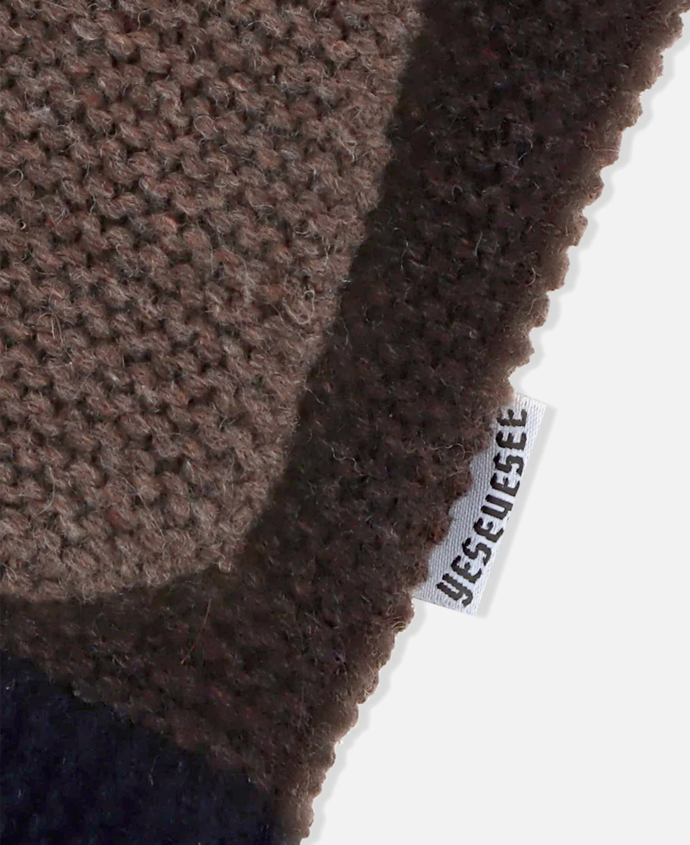 Color Block Croche Knit Zip Up (Multi) - Image 5